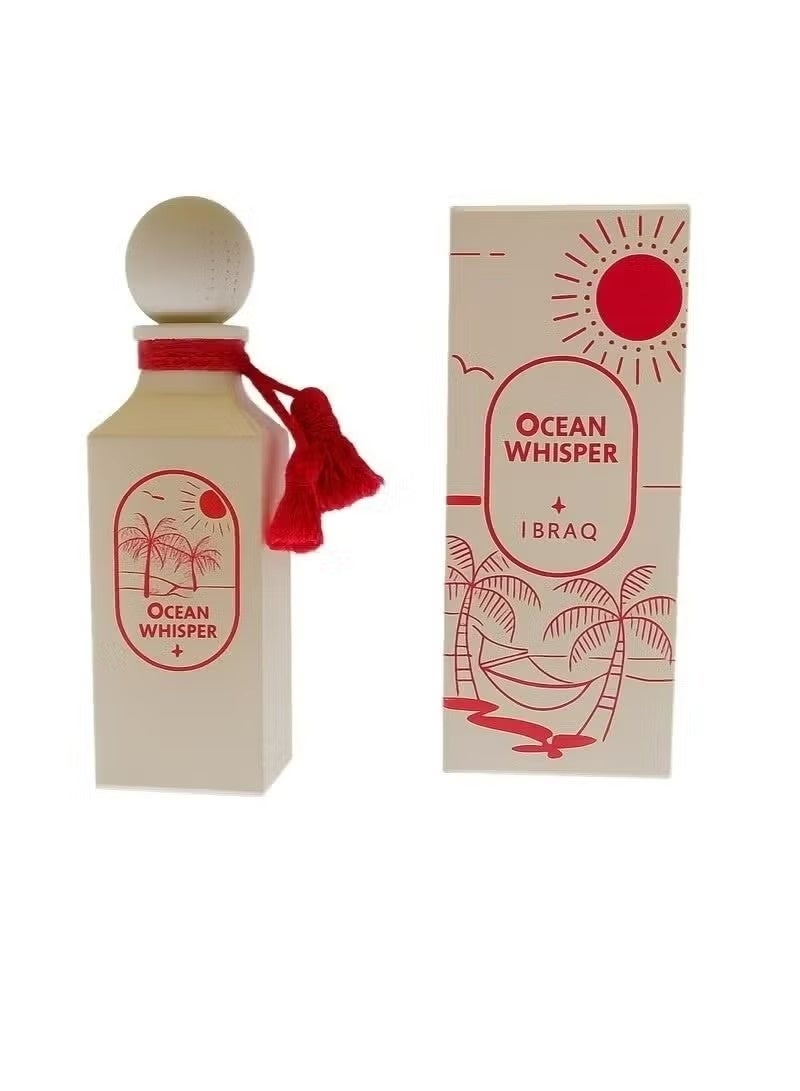 IBRAQ Ibrahim Alqurashi Ocean Whisper (100ml) - For Women’s Peach, rose – amber, musk – patchouli, sandalwood - Image 2